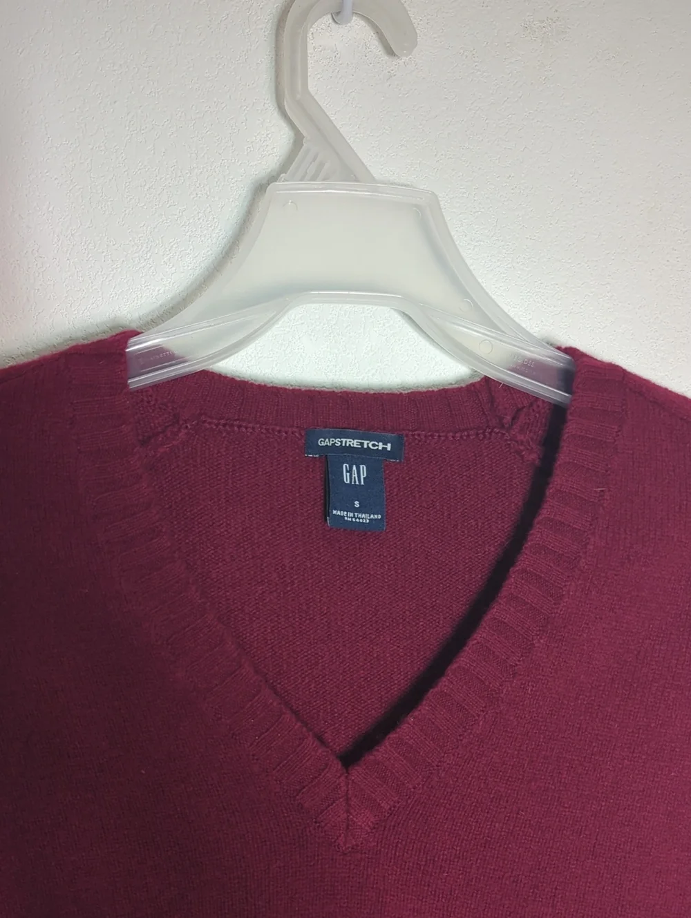 Vintage Gap Womens Sweater y2K Preppy Lambswool Elbow Patches Fall Winter Small